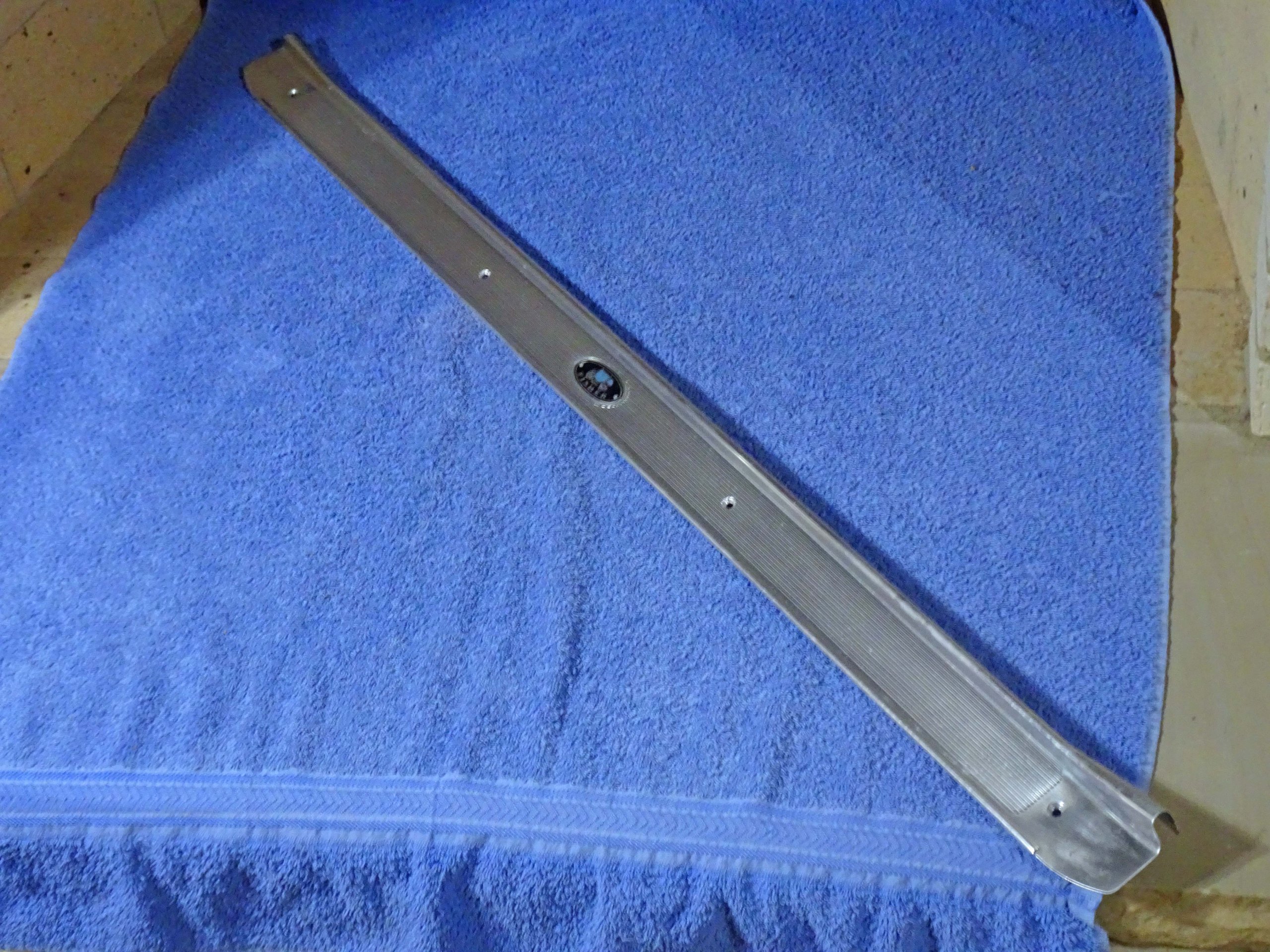 1968-1972 Buick Skylark GS Pontiac Tempest Lemans GTO Chevy Chevelle Monte Carlo Olds Cutlass 442 2 Door Sill Scuff Plate with Rivets NOS
