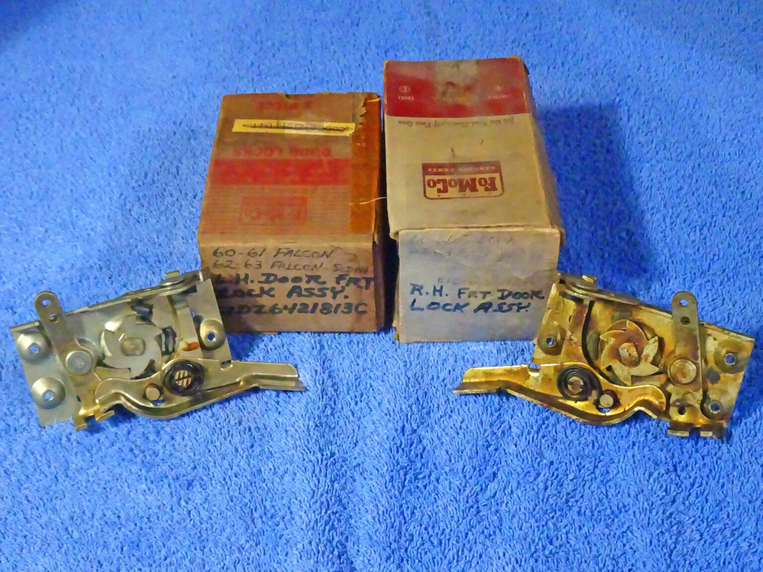 19601963 Ford Falcon Front Door Lock Latch Assemblies NOS Classic