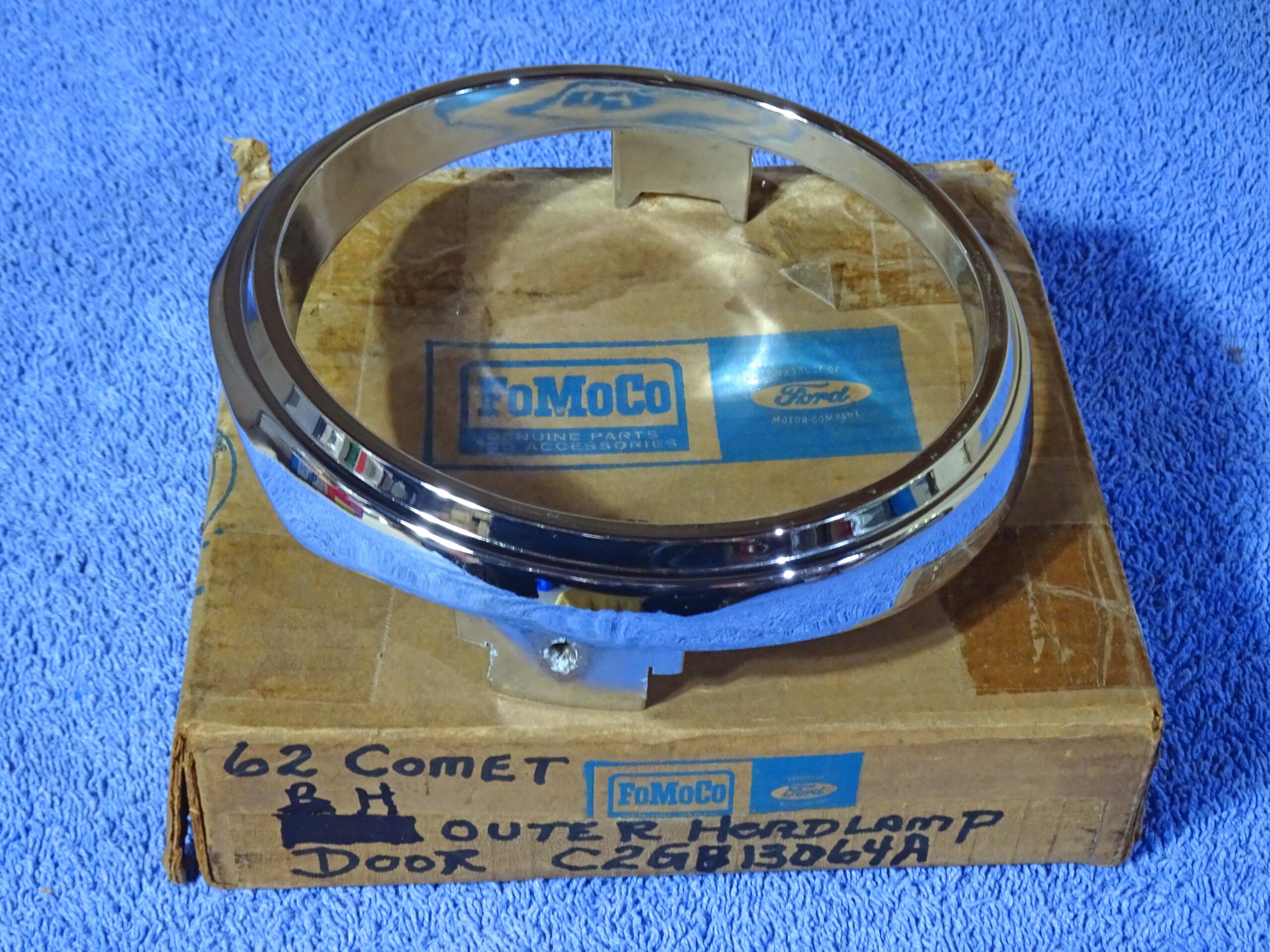 1951 Mercury Headlight Bezels and Trim - Speedway Motors