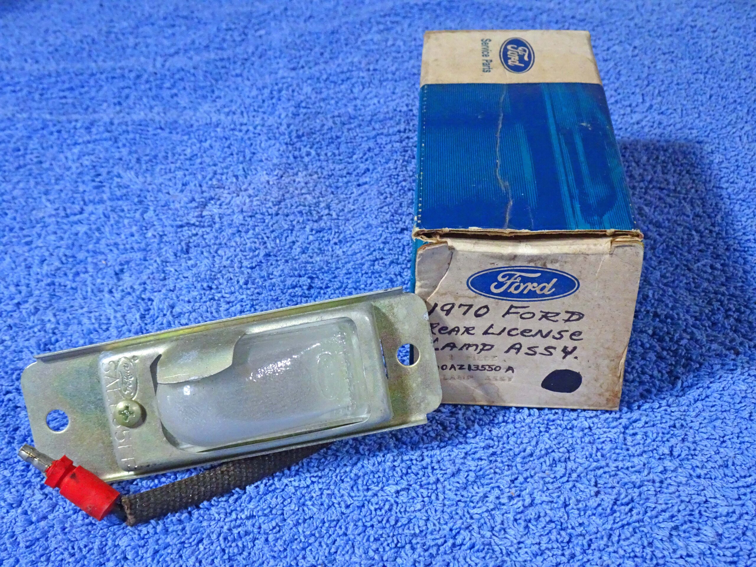 1970 Ford Mercury Rear License Light Lamp NOS