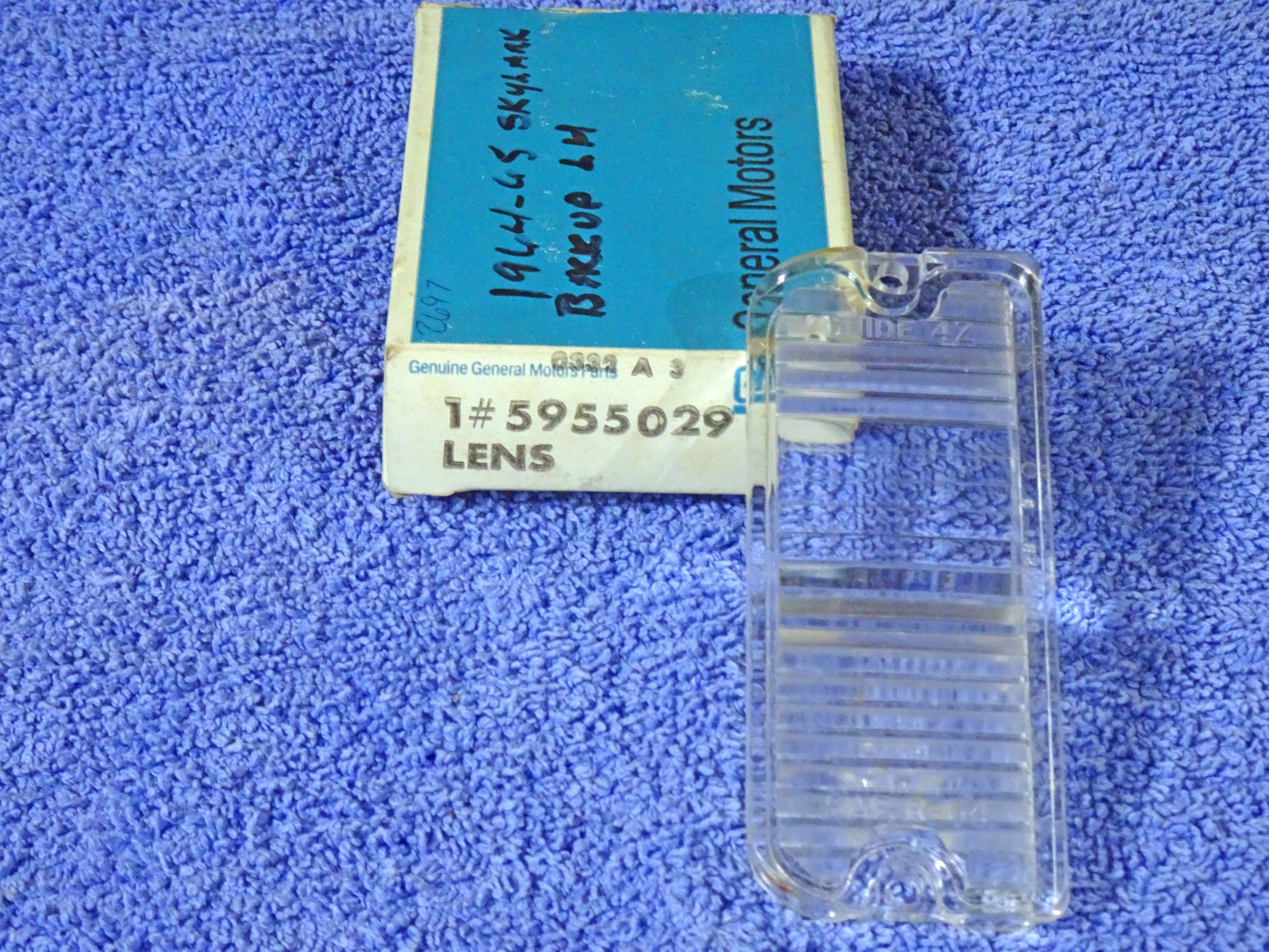 1964 1965 Buick Special Skylark Gransport GS Backup Lamp Lens NOS