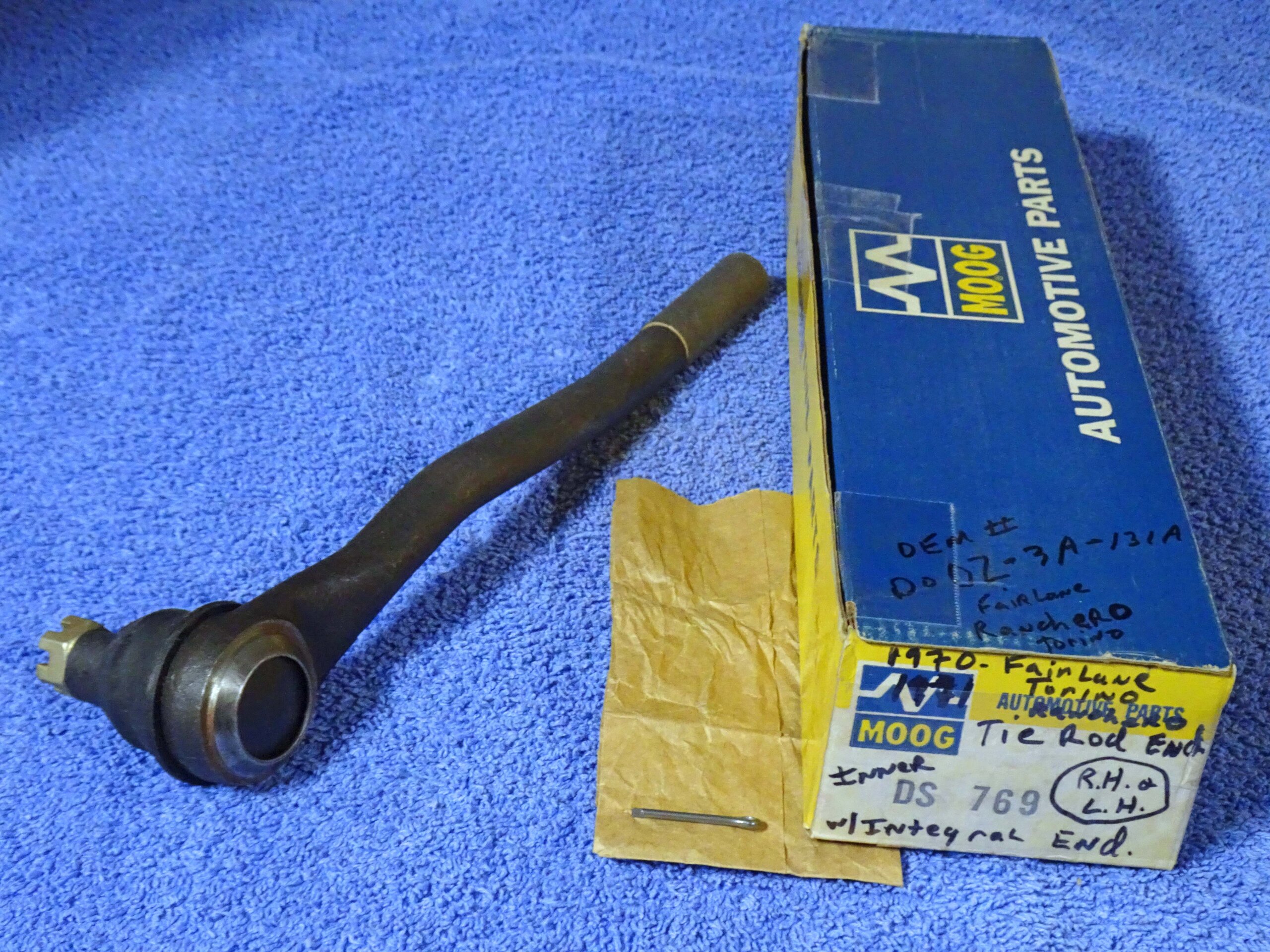 1970 1971 Ford Fairlane Torino Ranchero Cobra GT Inner Tie Rod End NOS NORS