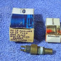 1965 1966 1967 1968 Ford Ford Fairlane Motorcraft Engine Block Water Temperature Sender Switch NOS