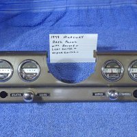 1949 Mercury Dash Panel with Gauges Headlamp Switch Windshield Wiper Switch NICE