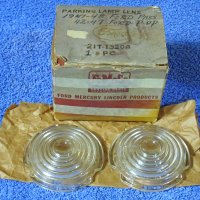 1942 1946 1947 1948 Ford Passenger Ford Truck Front Park Light Lamp Lenses NOS