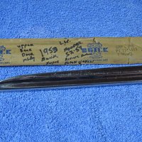 1953 Buick Super Riviera Sedan & Estate Wagon Upper Rear Door Chrome Moulding NOS