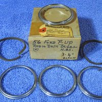 1956 Ford Truck Radio Dash Chrome Bezels NOS