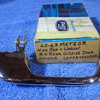 1962 1963 Mercury Meteor 4 Door Sedan & Station Wagon Chrome Outside Door Handle NOS