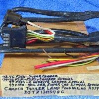 1973 1974 1975 1976 1977 Ford Camper Super Camper Camper Special Regular & Super Cab Trailer Lamp Feed Wiring Assembly NOS