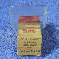 1952 1953 1954 Ford FoMoCo HOLLEY Carburetor Float Glass Bowl NOS