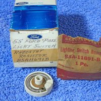 1955 Ford Passenger Plastic Light Switch Rheostat Resistor NOS
