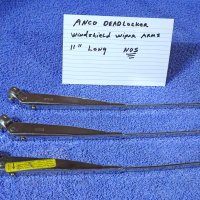 1958 ANCO DEADLOCKER Red Dot Anti Wind-Lift Windshield Wiper Arms NOS