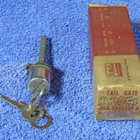 1959 1960 1961 Ford & Falcon Station Wagon Tail Gate Lock Cylinder & Keys NOS