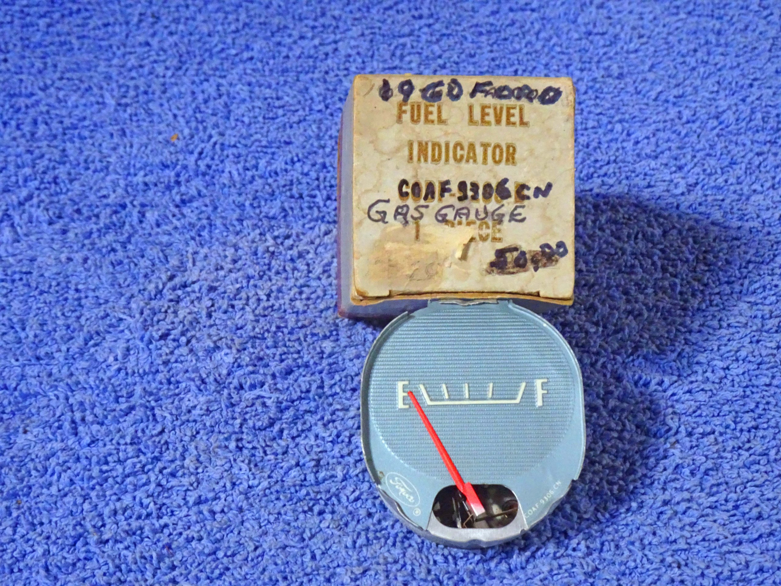1960 Ford Gas Fuel Level Indicator Gauge NOS