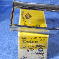 1966 Buick Special Special Deluxe Skylark GS Gransport Tail Light Lamp Chrome Bezel NOS