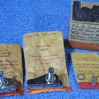 1955 1956 1957 1958 Ford Ford Truck Mercury Front Ventilator Window Chrome Handle Bracket & Shaft NOS