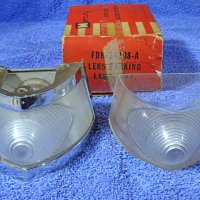 1955 1956 Mercury Front Park Lamp Chrome Bezel & Lenses NOS & Good Used.