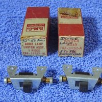 1954 1955 1956 Ford Passenger Dome Lamp Switch Assemblies NOS