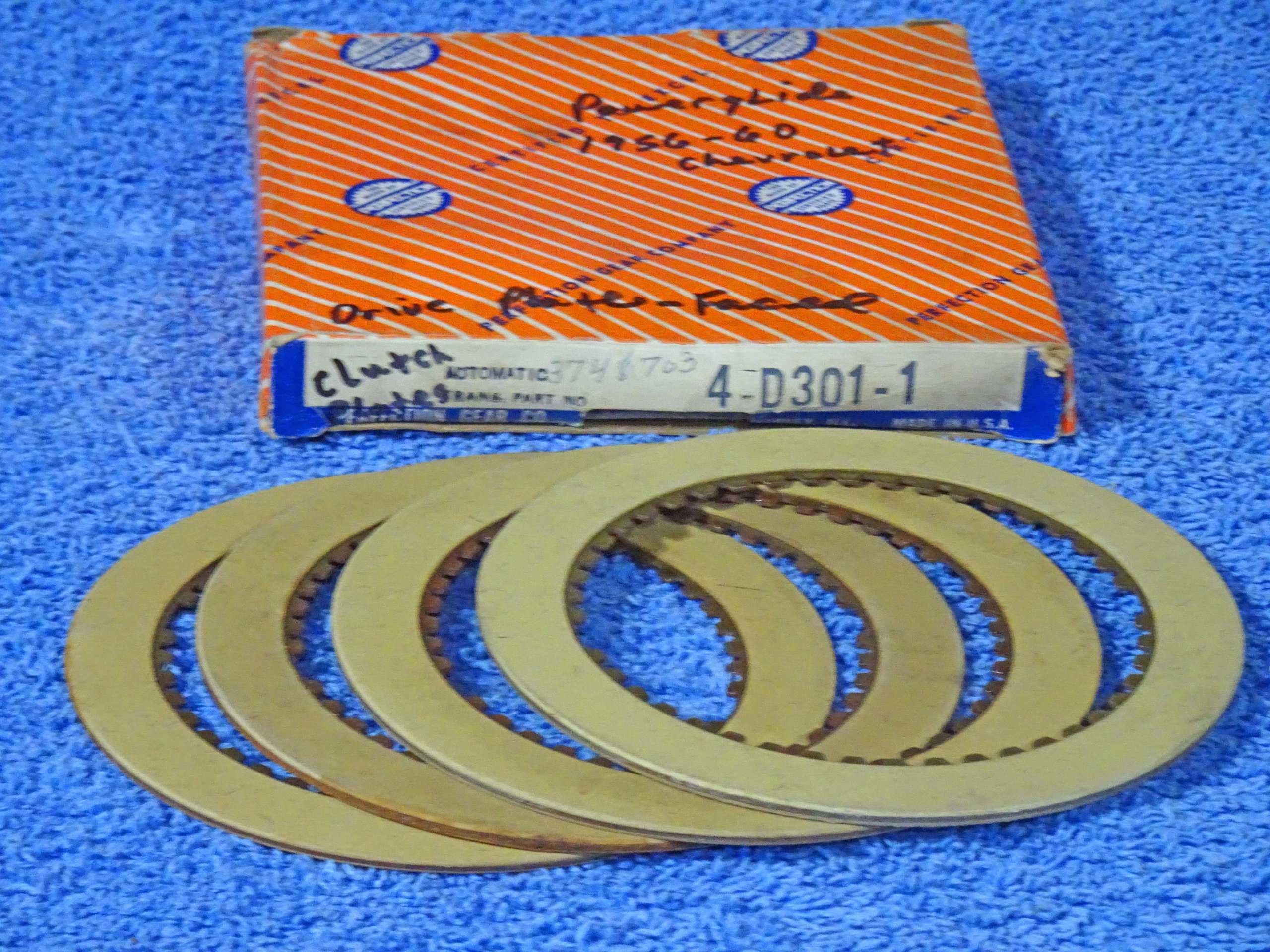 1956 1957 1958 1959 1960 Chevy & Corvette Powerglide Transmission Brake Drive Plates NOS NORS