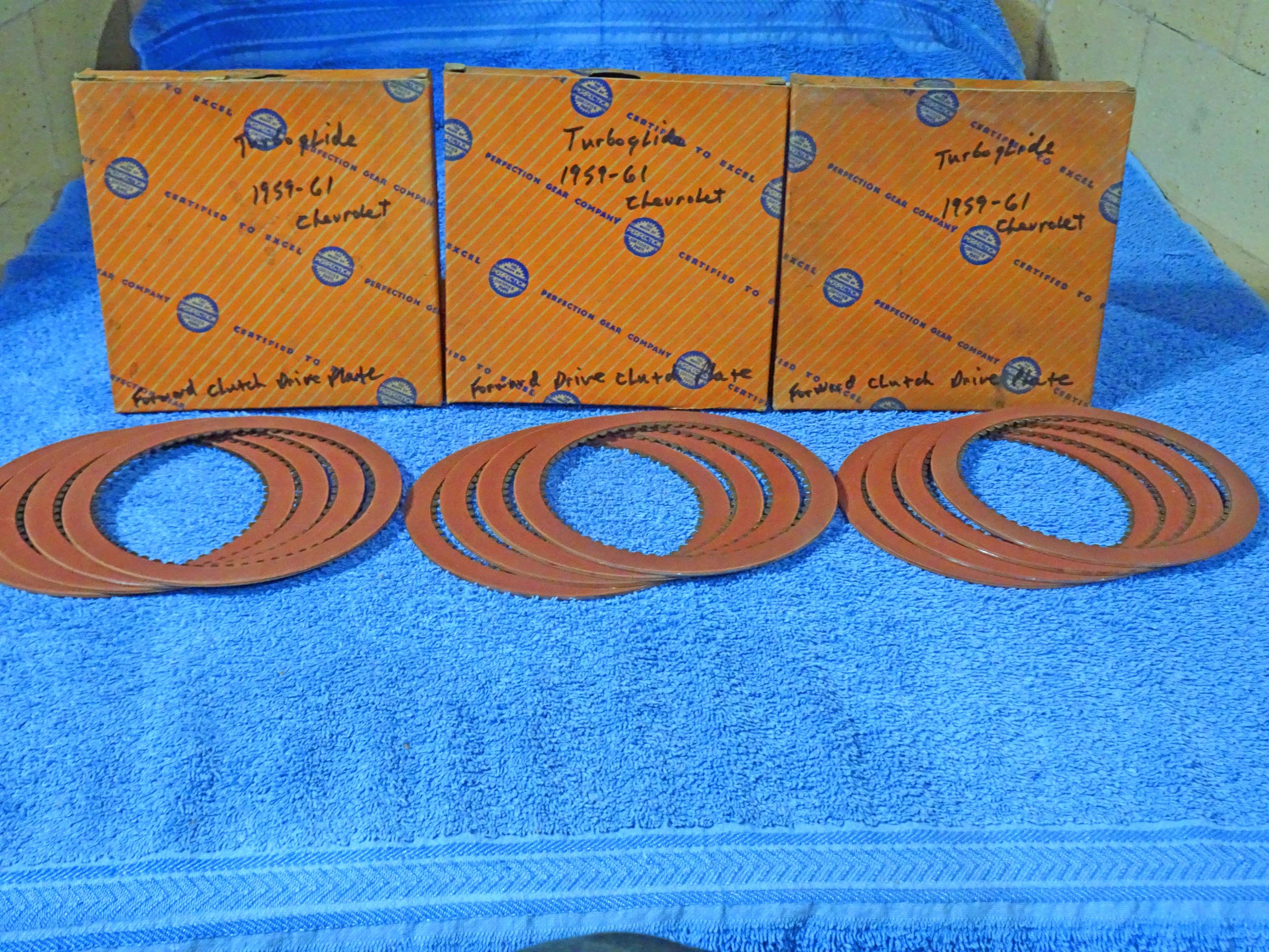 1959 1960 1961 Chevy Turboglide Forward Clutch Drive Plates NOS NORS