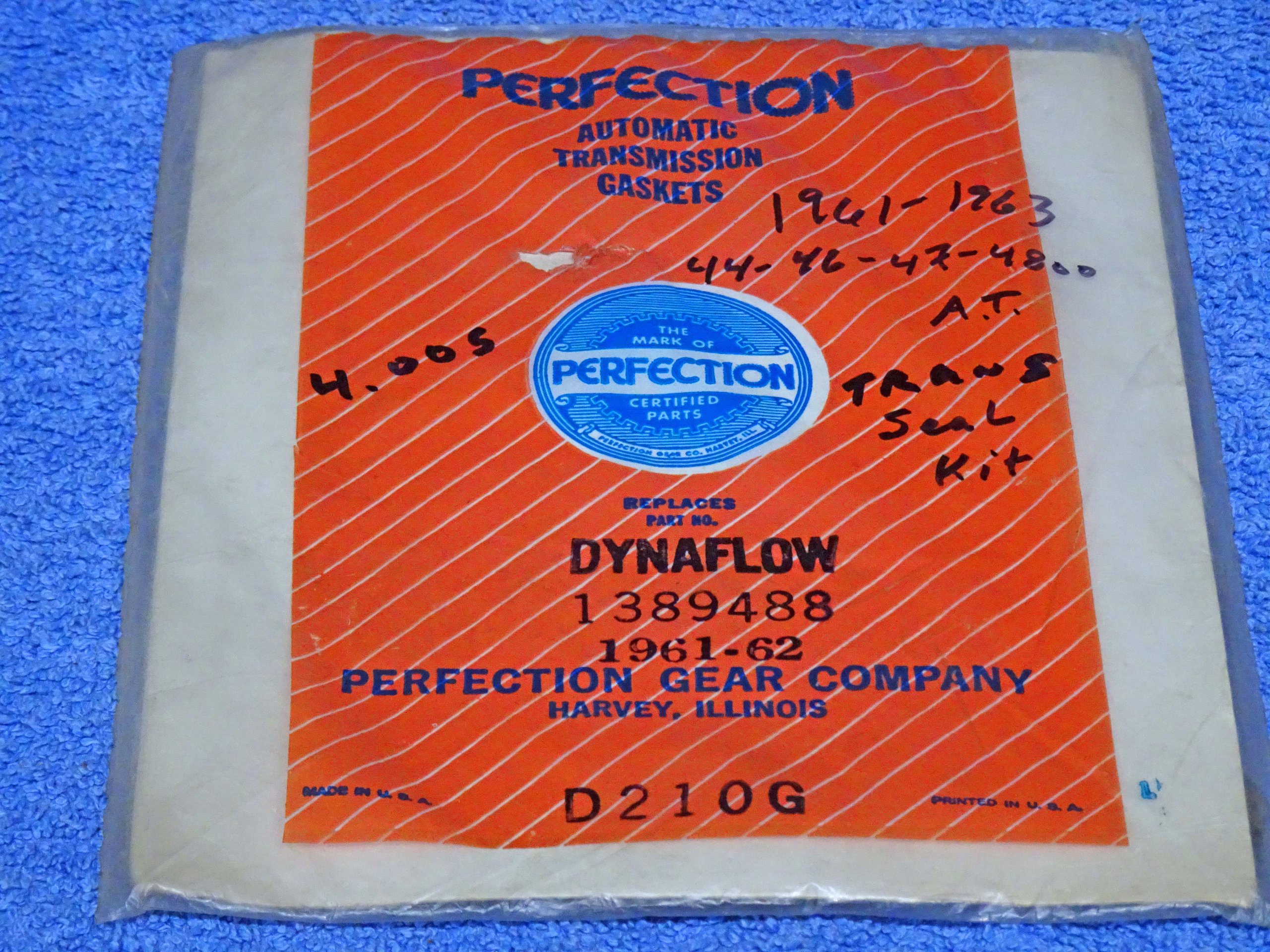 1961 1962 1963 Buick LeSabre Invicta Wildcat Riviera Electra 225 Automatic Transmission Seal Kit NOS NORS