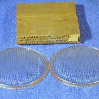 1935 1936 1937 Caterpillar Tractor & International Harvester Tractor # 919144  37062-D  8-5/8" GUIDE Flat Glass Lenses NOS
