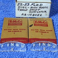 1952 1953 Ford FoMoCo Dial-Automatic Transmission Control Selector Shift Indicator Lenses NOS