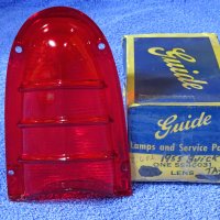 1955 Buick Special Century Super Roadmaster Inner & Outer Tail Light Lamp Lens NOS