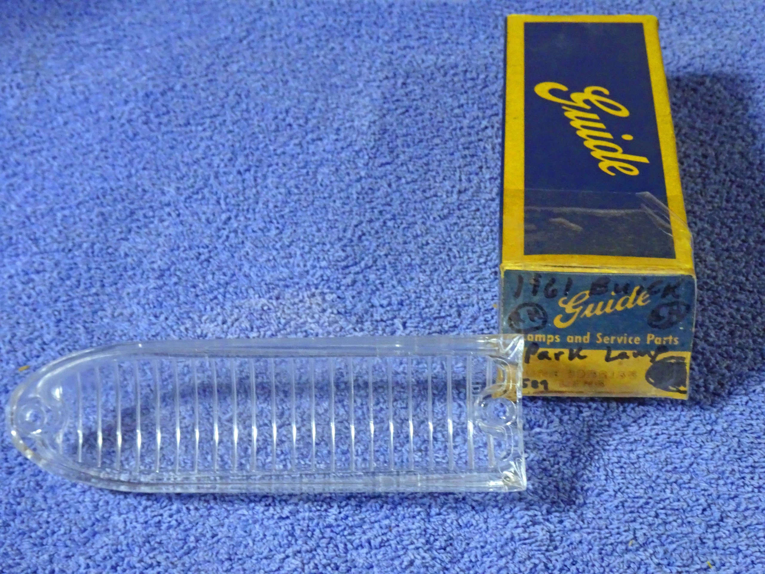 1961 Buick LeSabre Invicta Electra Electra 225 Front Outer Park Light Lamp Lens NOS