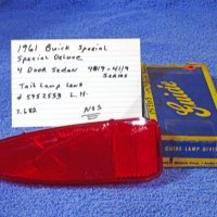 1961 Buick Special Special Deluxe Tail Light Lamp Lens NOS