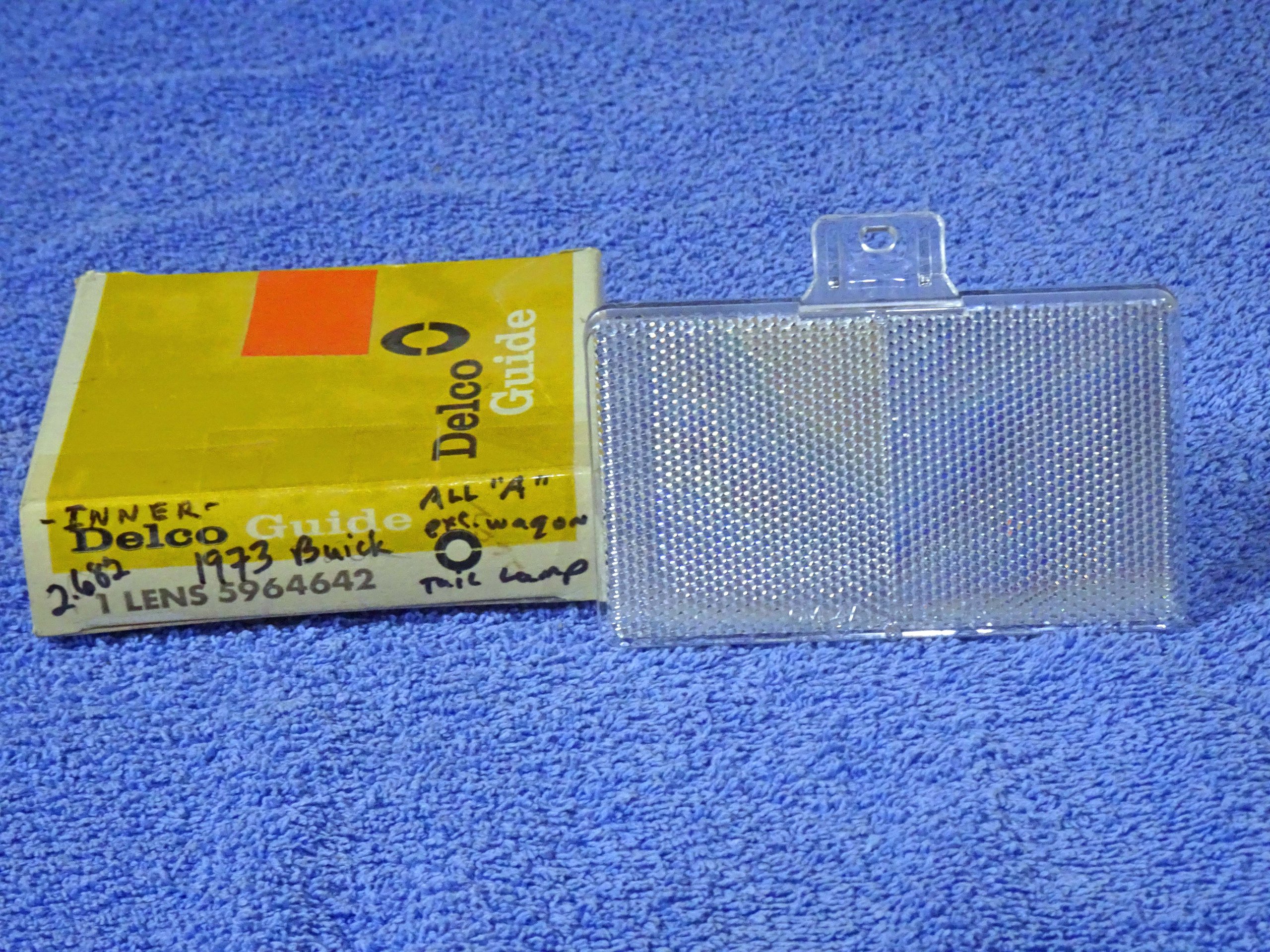 1973 Buick Century Century Luxus Regal Inner Reflex Tail Light Lamp Lens NOS
