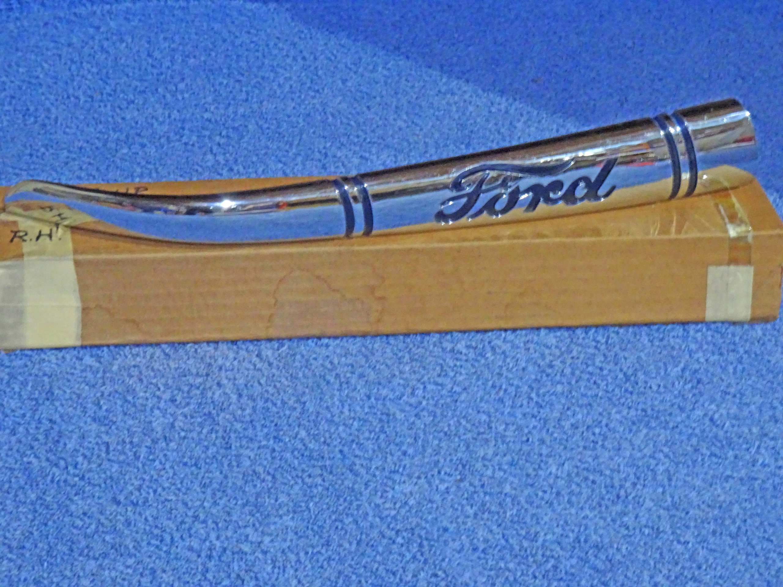 1940 Ford Truck Chrome Hood Script Moulding NOS