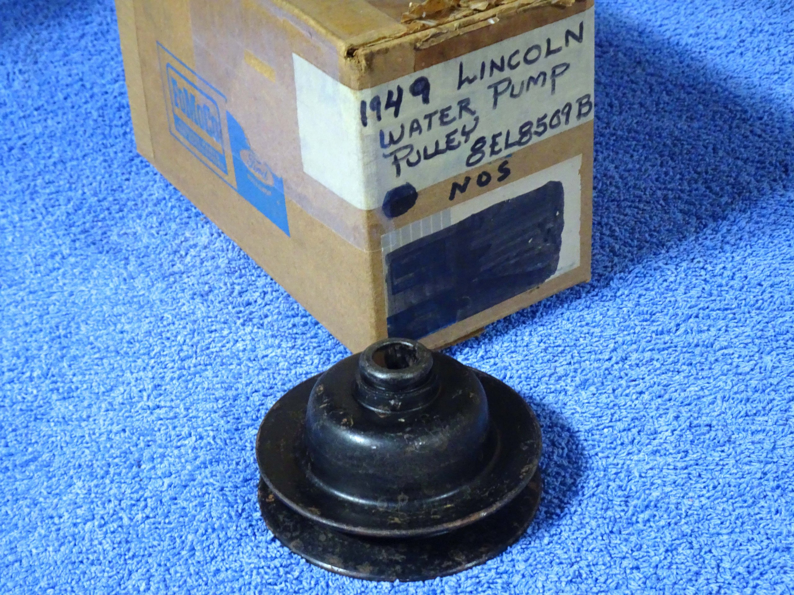 1949 1950 1951 Lincoln 337 V8 Water Pump Pulley NOS
