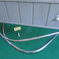 1951 1952 1953 Buick Special Deluxe 2 Door Sedan - Tourback Rear Quarter Belt Finish Mouldings NOS