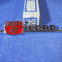 1959 Ford Truck F100 Chrome Hood Side Ornament NICE