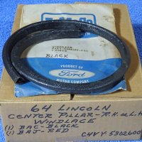 1964 Lincoln Center Pillar BAC-Black Windlace NOS