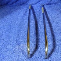 1939 Buick Headlamp Chrome Mouldings NOS Pair