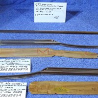 1957 Mercury Montclair & Turn Pike Cruiser 4 Door Rear Door Mouldings NOS