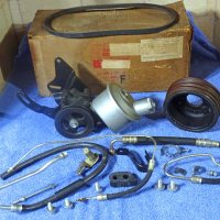1962 1963 1964 Ford & Mercury V8 Power Steering Pump & Support Assembly Kit NOS