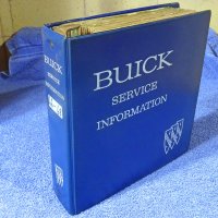 1966 1967 1968 Buick Information Factory Service Bulletins Manual Book with Original 3" Thick Binder NICE