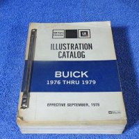 1976 1977 1978 1979 Buick Illustration Parts Catalog Chassis & Body Parts Book NICE